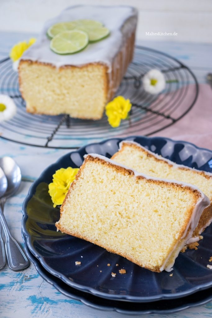 Limettenkuchen mit Zuckerguss | extra saftig